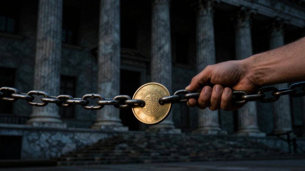 A claim held on a chain